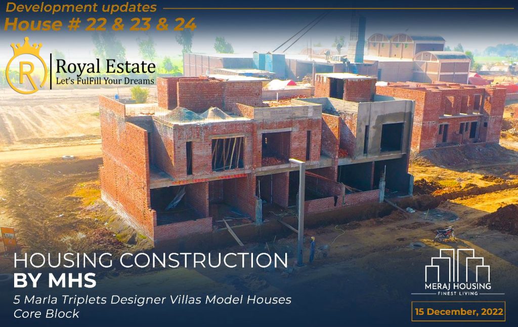 Meraj housing society House22,23&24 Construction